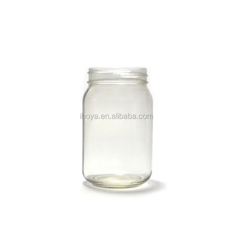 16oz Mayonnaise Jar with Black/glod Cap