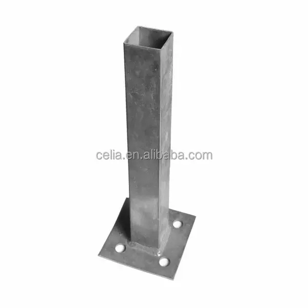 bespoke metal fence steel post with difference surface