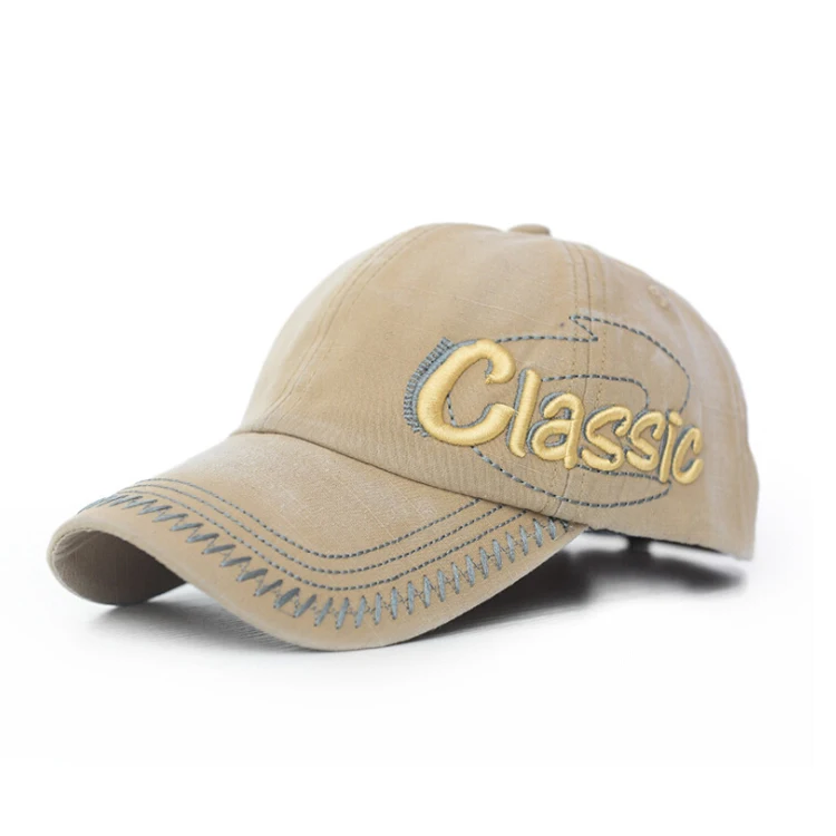 Hot Sale Outdoor Unisex Baseball Sport Cotton Caps with 3D Embroidery Custom Logo Custom Name