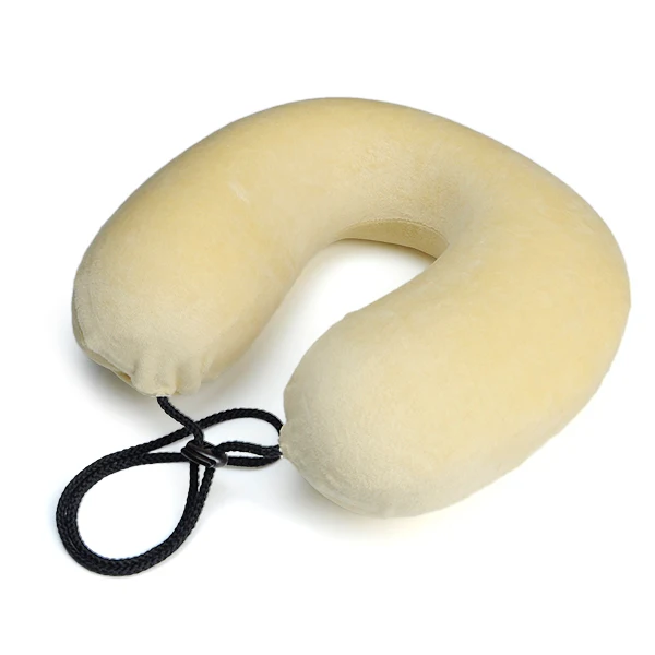 
BYC Ultra Comfy Soft Velvet Cover Memory Foam Neck Support Pillow Car 