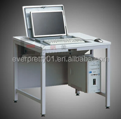 Hot Sale Wooden Computer Student Desk Metal Computer Teacher Desk Computer Laboratory Table