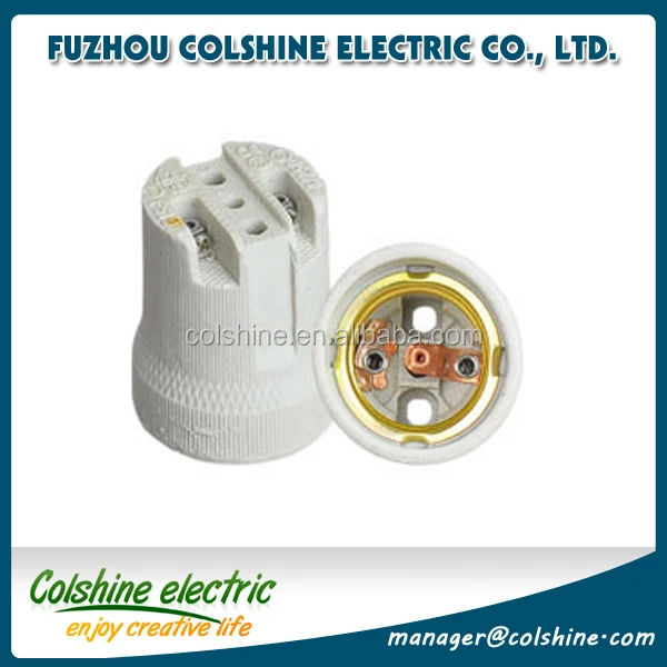 CE RoHS approval E27 F519 porcelain lampholder