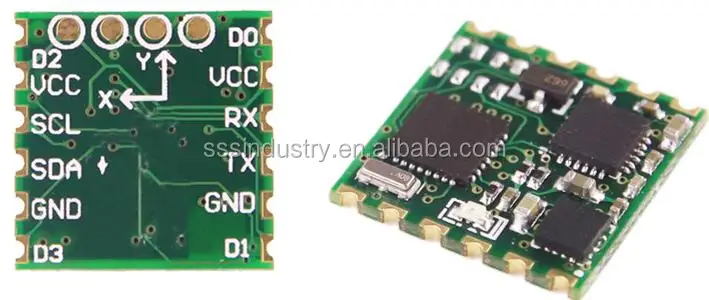 901 MPU6050 module angle output 9-axis Accelerometer Gyroscope Serial port TTL IIC Four-rotor