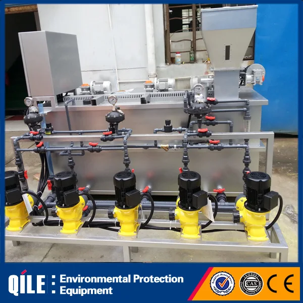 точное дозирование флокулянта подготовка машины