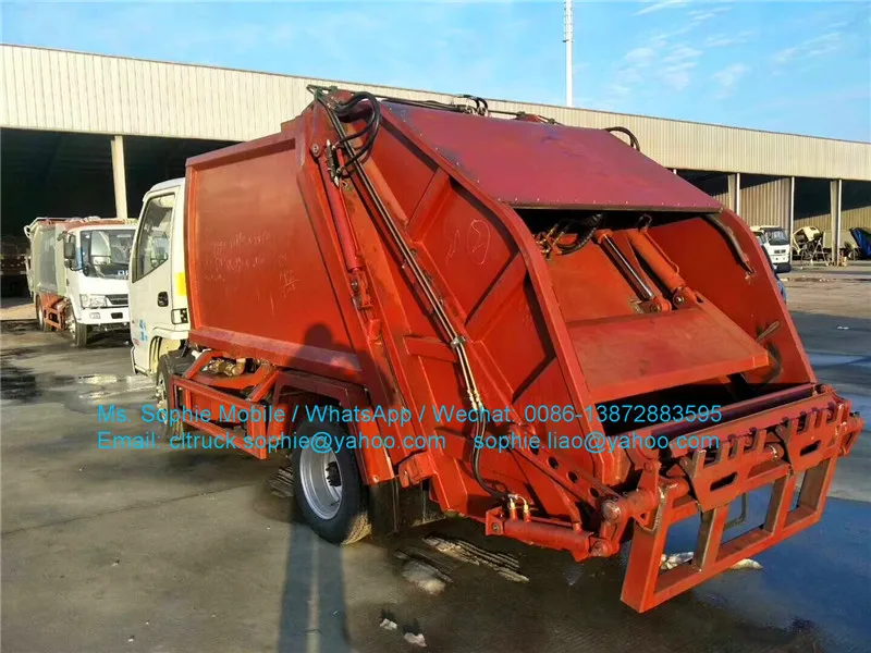 
manufacturers ISUZ-U refuse collector truck price small garbage compactor trucks 