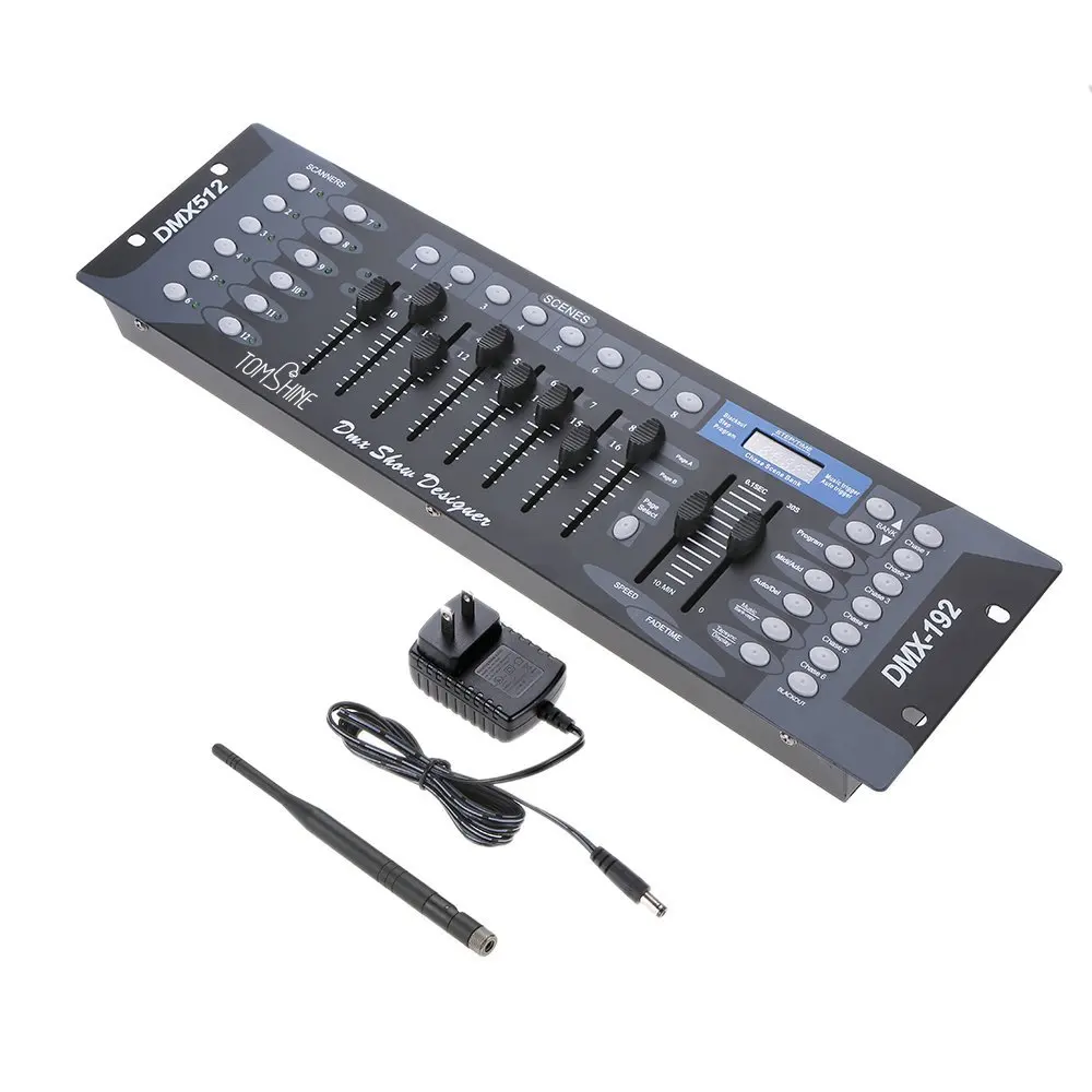 On Sale Wireless DMX512 Console Stage Dimmer DJ Lighting DMX Controller Wireless DMX With 192 Channels