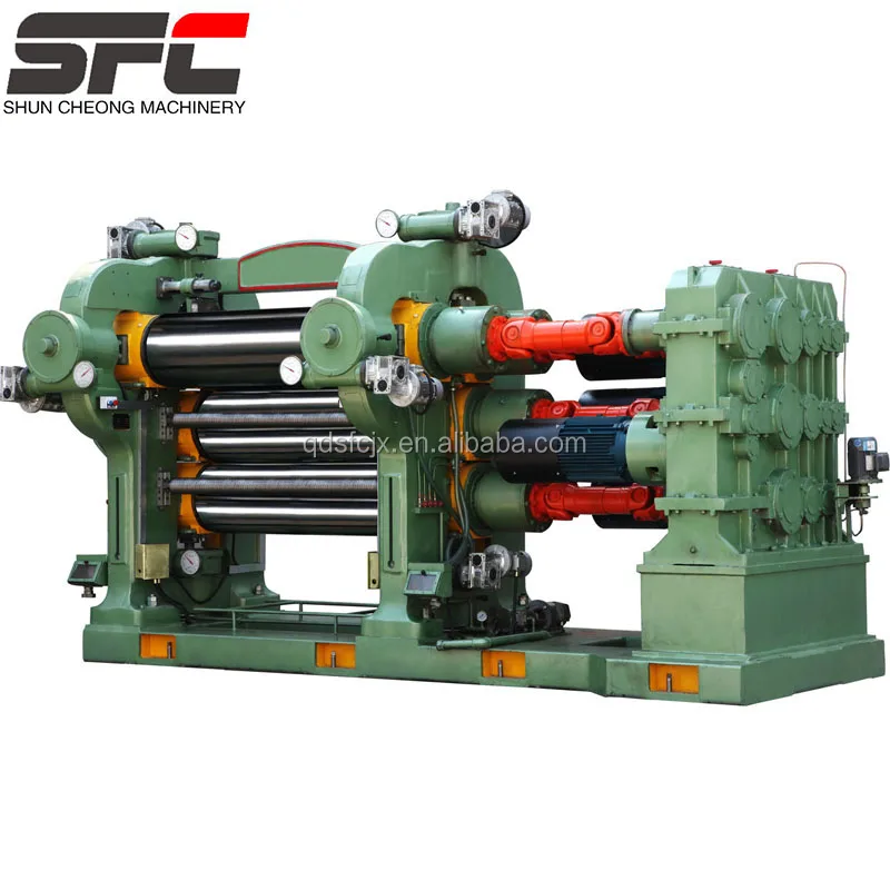 High Quality Four Roll Rubber Calender Machine With Auxiliary Clander