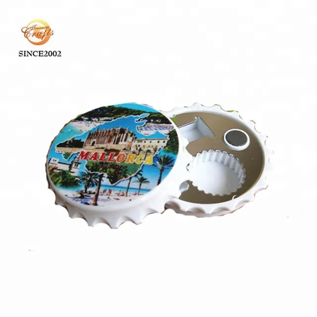 Поставка, открывалка для пивных бутылок с магнитом в форме колпачка из АБС-пластика