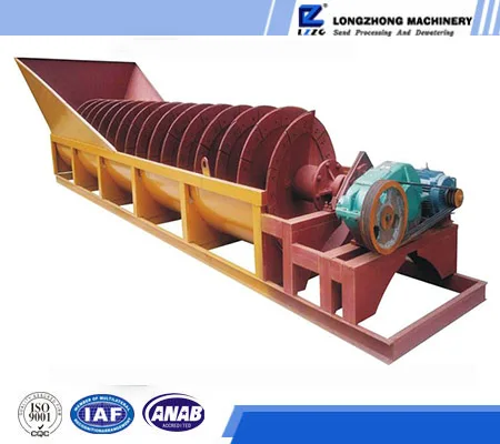Традиционный метод мойки песка LSX серия шнековая пескомойка