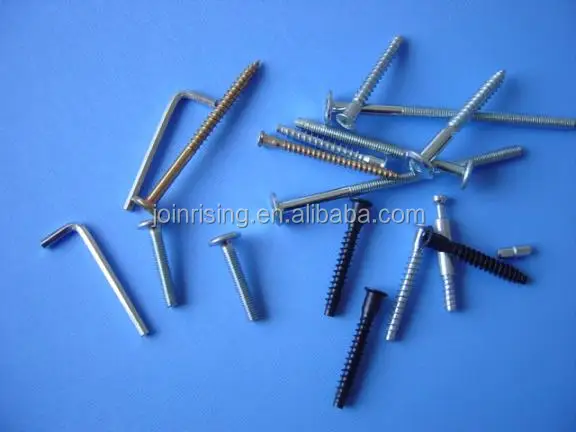 Furniture screws yellow zinc plated high quality Made in China