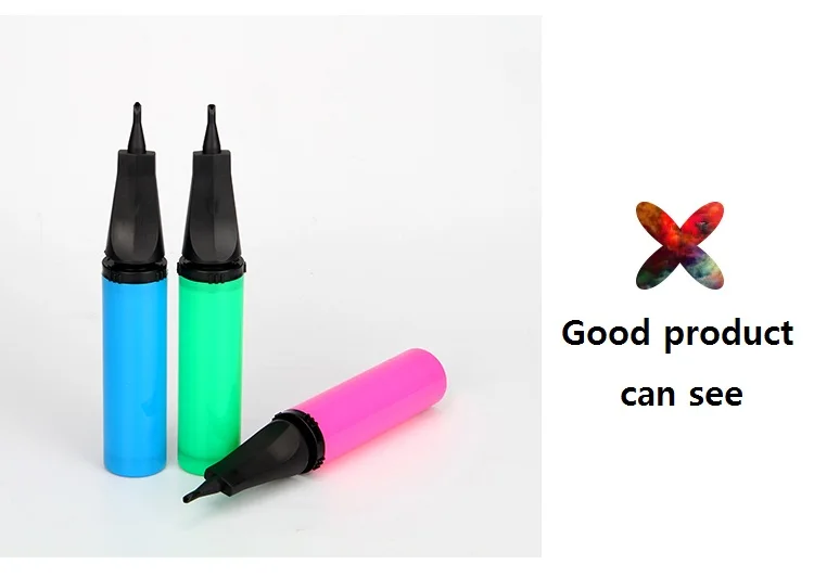 Hand held yoga inflatable balloon air pump for christmas decoration