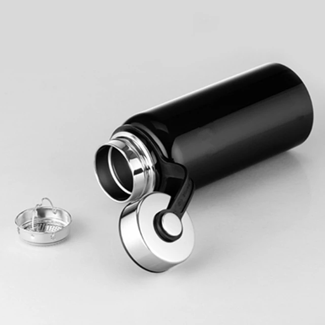 Custom Logo Food Grade 18/8 Stainless Steel Sport Vacuum Flask Insulated Water Bottle With Handgrip