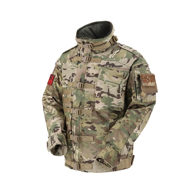 KMS Hot Sale Multicolor Outdoor Army Military Hunting Tactical Field Jacket