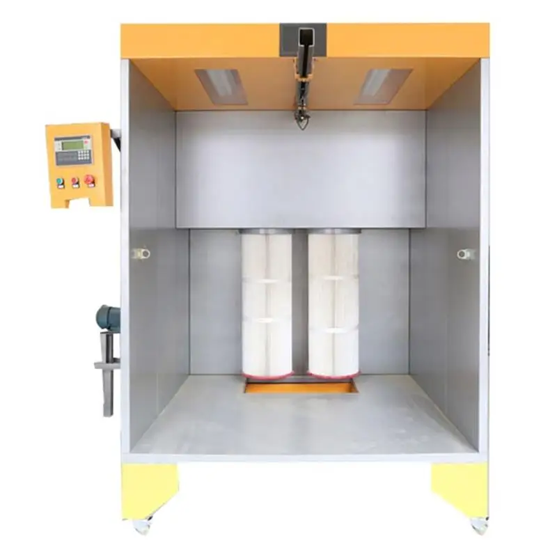 Electrostatic Manual Powder Coating Cyclone Booth