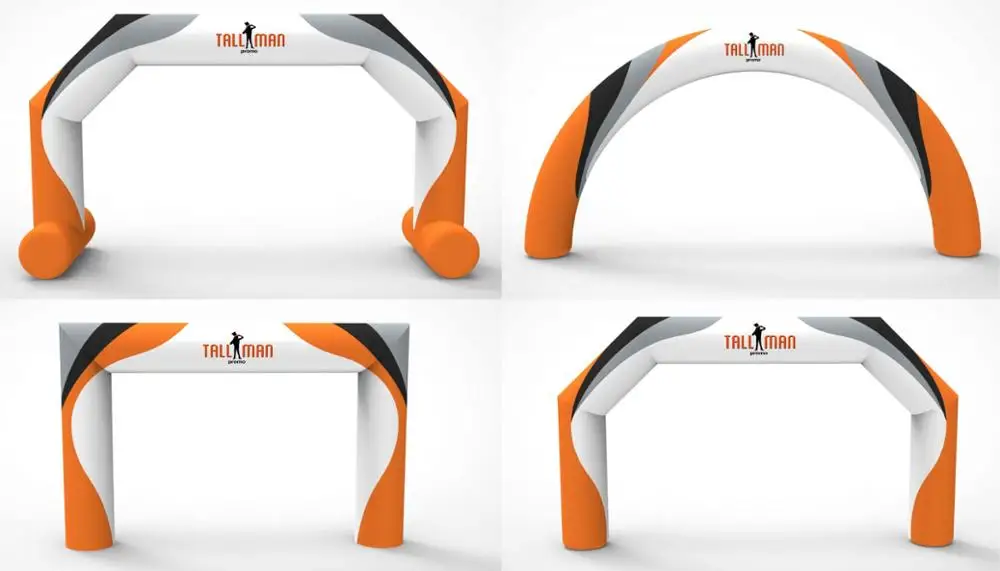 Guangzhou Full Printing Finish Line Inflatable Arch For Advertising