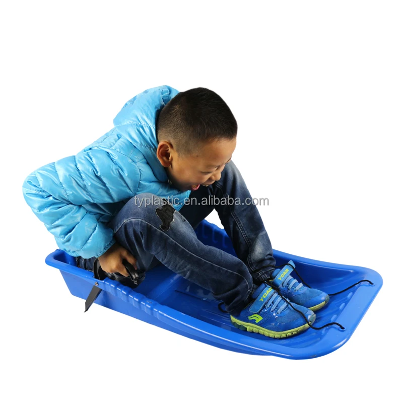 Plastic Snow sled kid snow ski sledge scooter