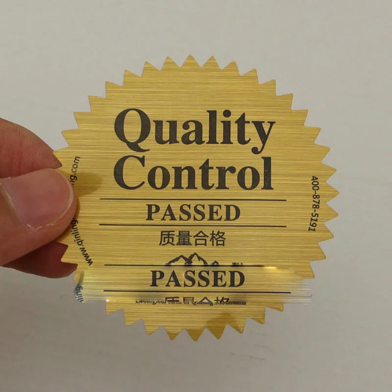 Printing full color high voltage warning sticker,custom strong glue danger warning Labels Printing Honey Labels For Food Jars