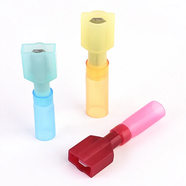 HDPE Термоусадочные трубки с нейлон изоляцией Tab/нажать на терминал сжать