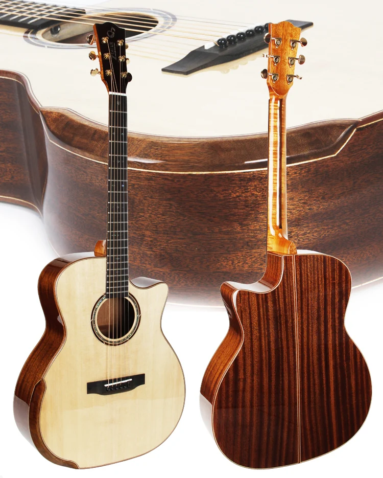 
41 acoustic guitar with sitka solid spruce top 