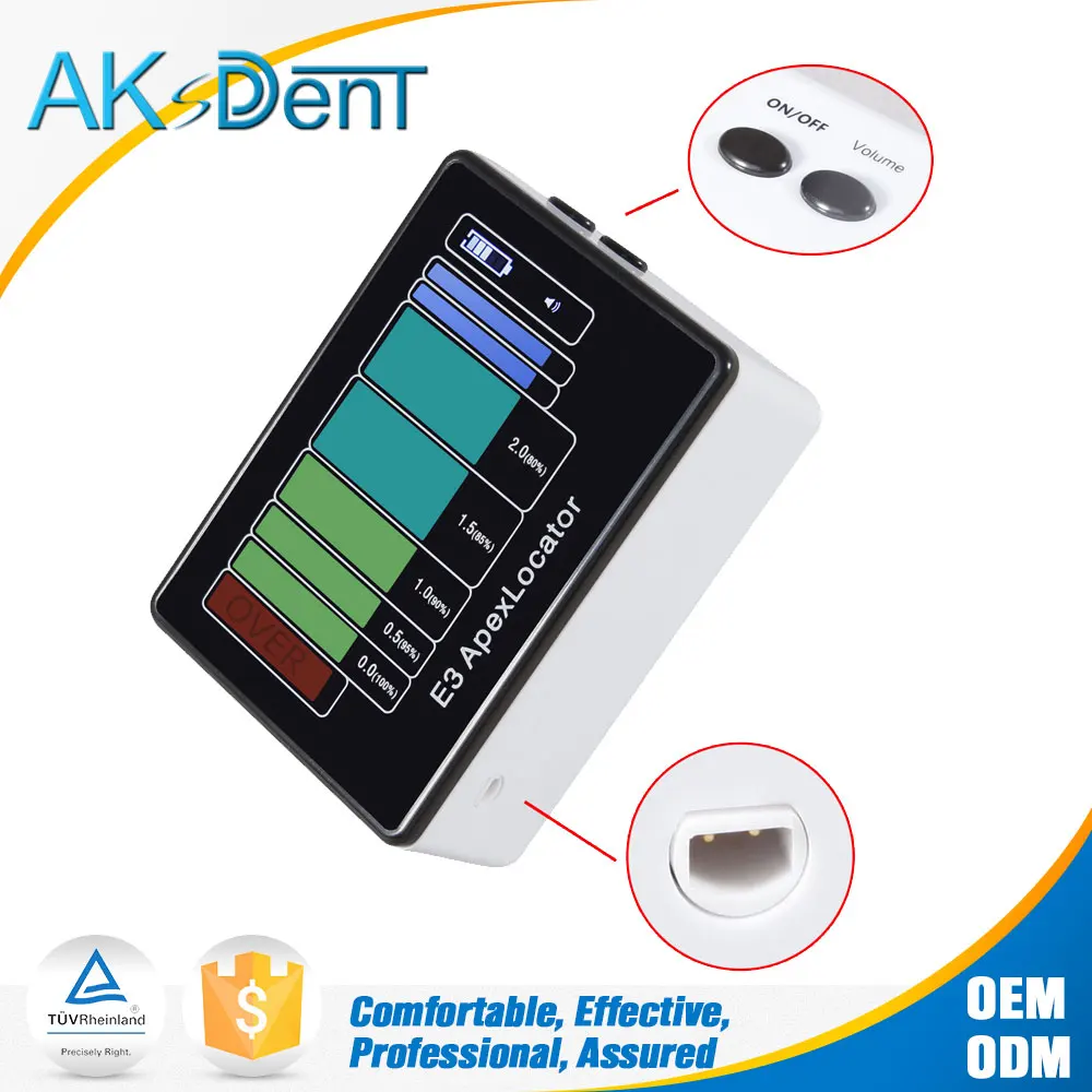 Компактный ручной подъемник AKsDenT dental gutta percha, теплый вертикальный инструмент, ручка для обтурации, тестирование канала, Апекслокатор E3GG