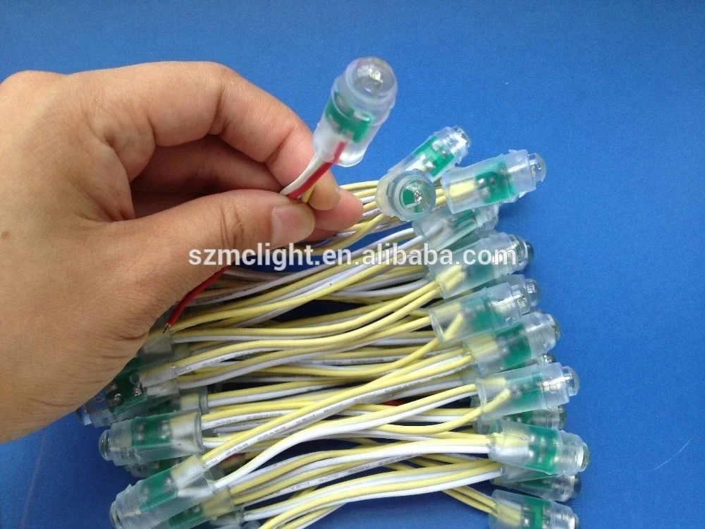 punching hole 12MM led pixel light outdoor for signal logos