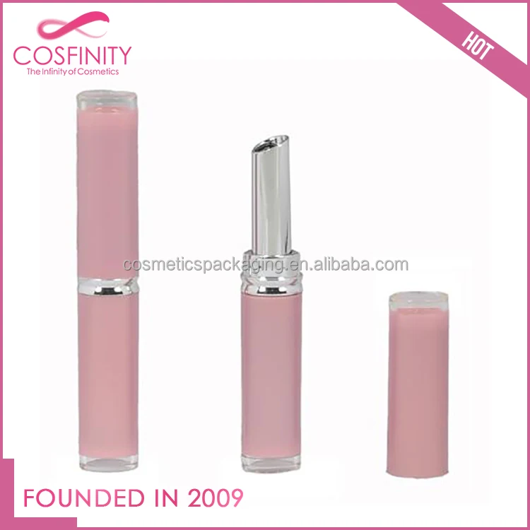 Free sample cosmetic packaging products slim lipstick container / custom lipstick tube