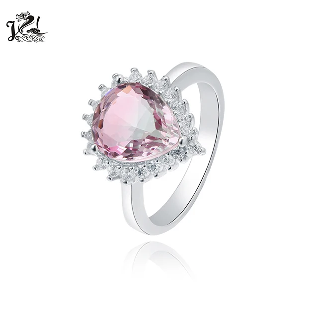 engagement 925 silver ring colorful stone ring jewelry