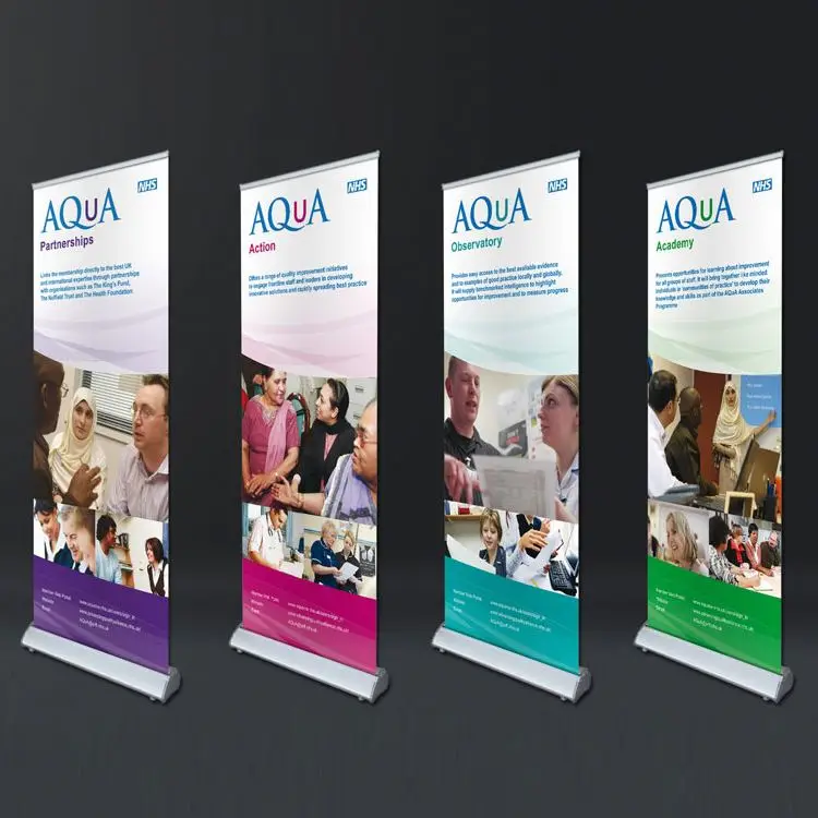 ODM led roll up banner light roll up banner 85 x 200 roll up banner for jumper for advertising