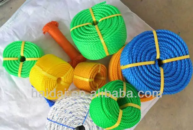 Высокое качество 3 нитка Скрученная удлиненный рыболовная веревка