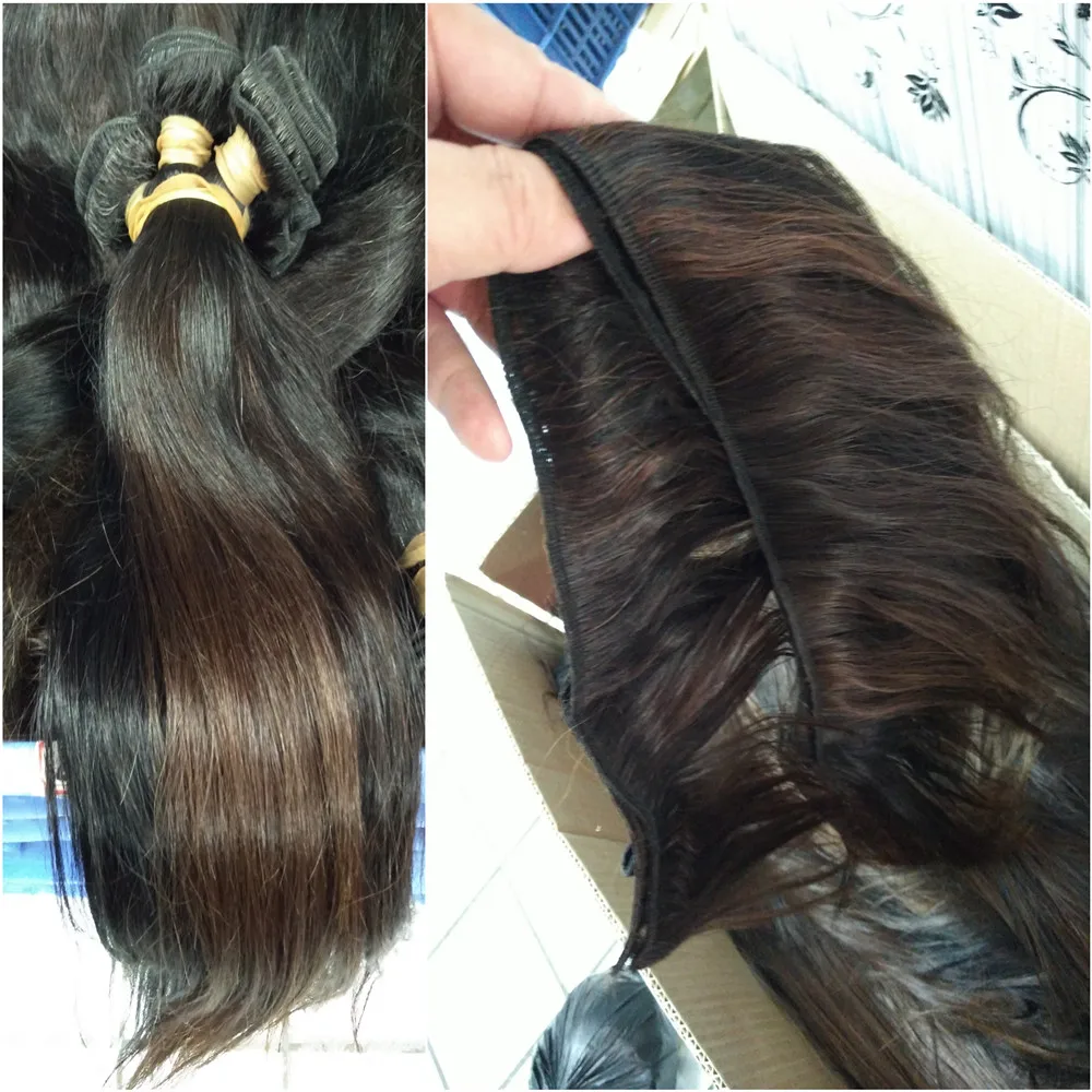 Lesfly Mocha virgo hair company meche bresilienne cheveux humain extensiones de cabello weaving natural hair 10pcs free shipping