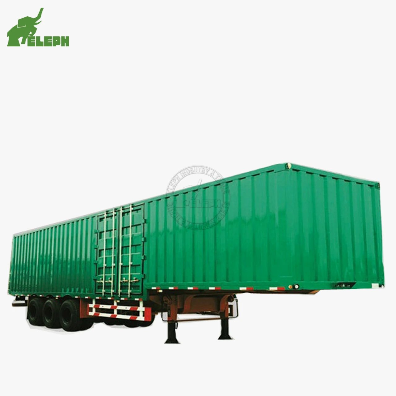 Bulk Cargo Transport Van Box Semi Trailer  used for dry/valued goods