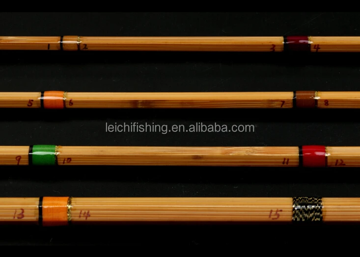Wholesale 100% hand made chinese bamboo fly fishing rod