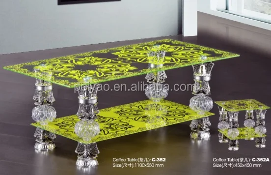 Tempered Glass Coffee Table for India market