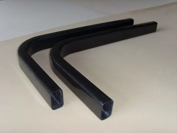 
3K high quality custom carbon fiber curved tube 