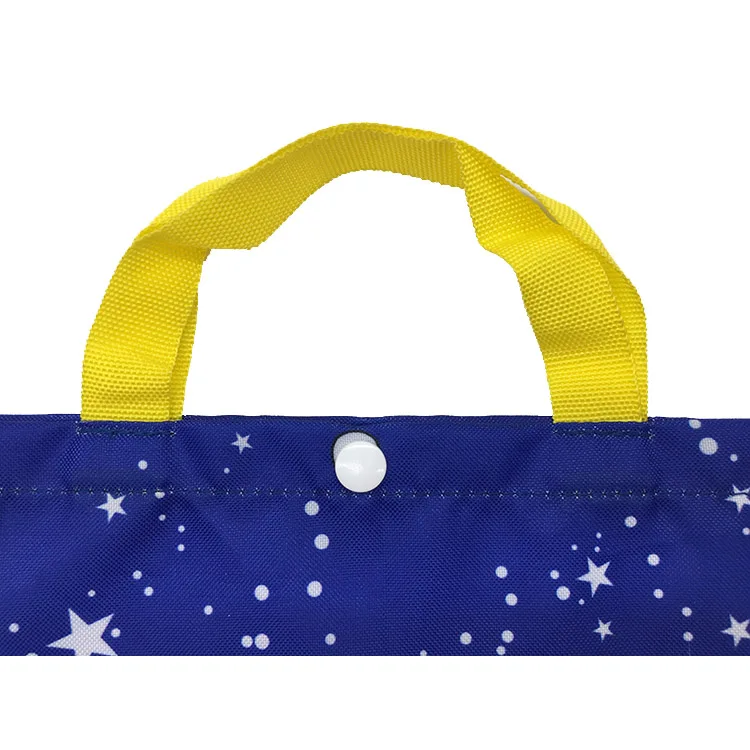 
 Экологичная многоразовая женская сумка-тоут из полиэстера 600D с индивидуальным принтом  