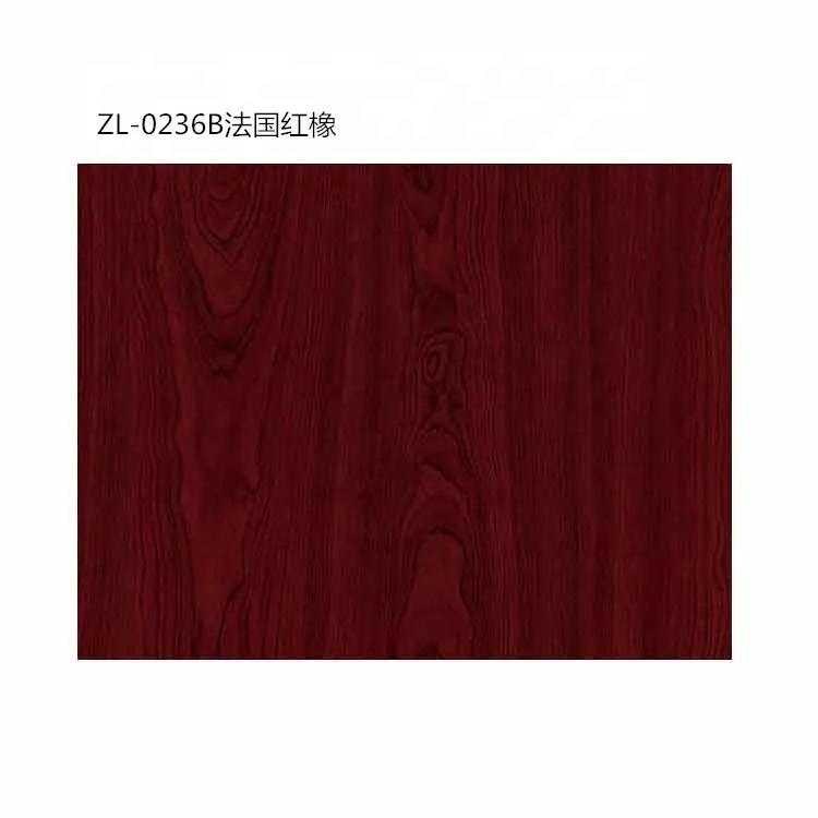 Wood grain heat transfer film for MDF WPC ABS PVC