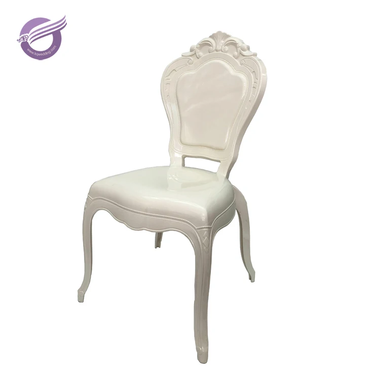 ZY00560 hot sales church wedding plastic princess white throne chair