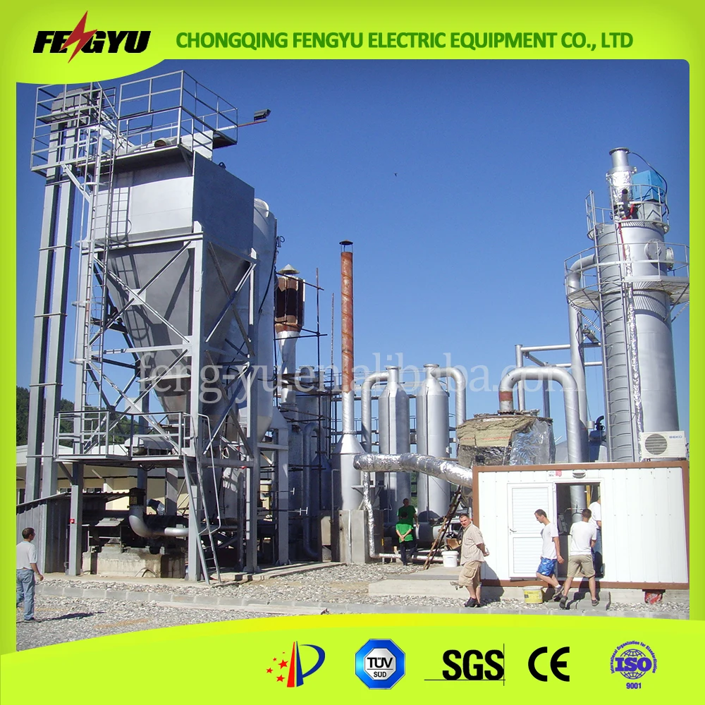 1200KW biomass generator Wood Chips/ Sawdust Biomass Gasifier/biomass Gasification Power Plant