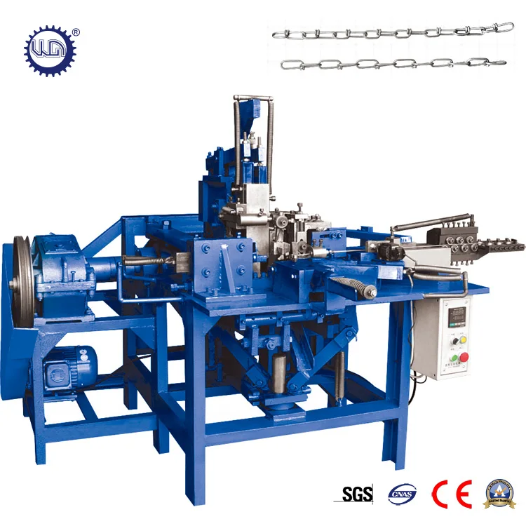 Стальная проволочная цепь с сварочным аппаратом