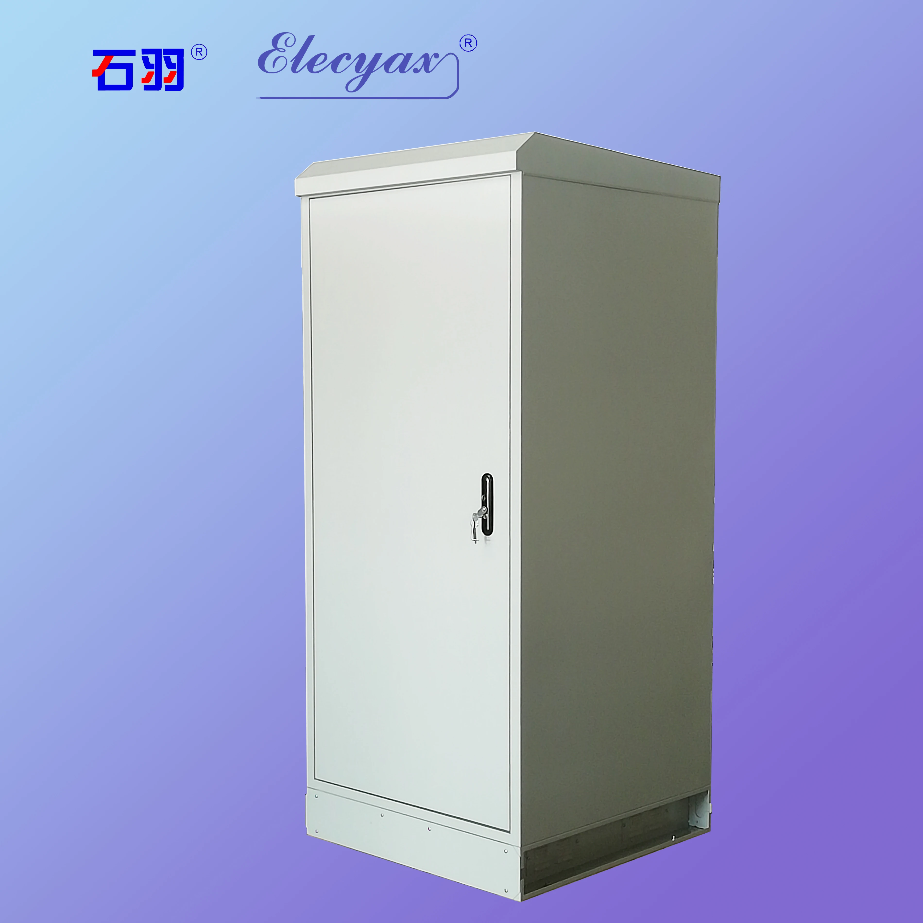 22U Galvanized waterproof outdoor network enclosure cabinet battery compartment with fan SK-90208