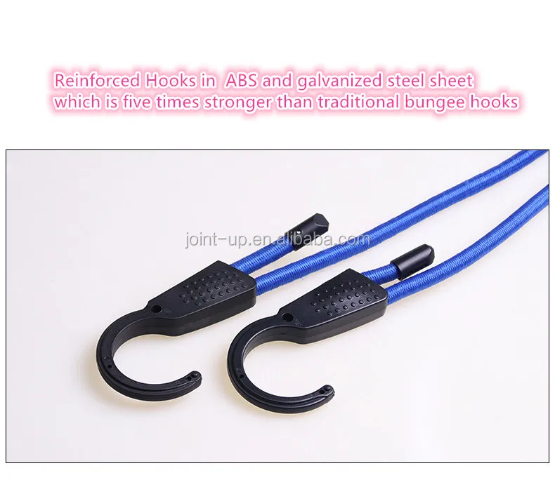 1.5M Adjustable Vehicle Auto Bicycle Motorcycle Elastic Luggage Bondage Rope Cord with Hooks and Flexible Car mount clothes line