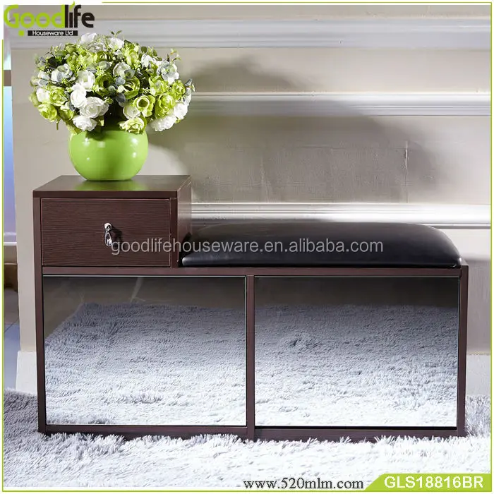 Wood Furniture Shelf Holder Shoe Storage Bench Rack Organizer