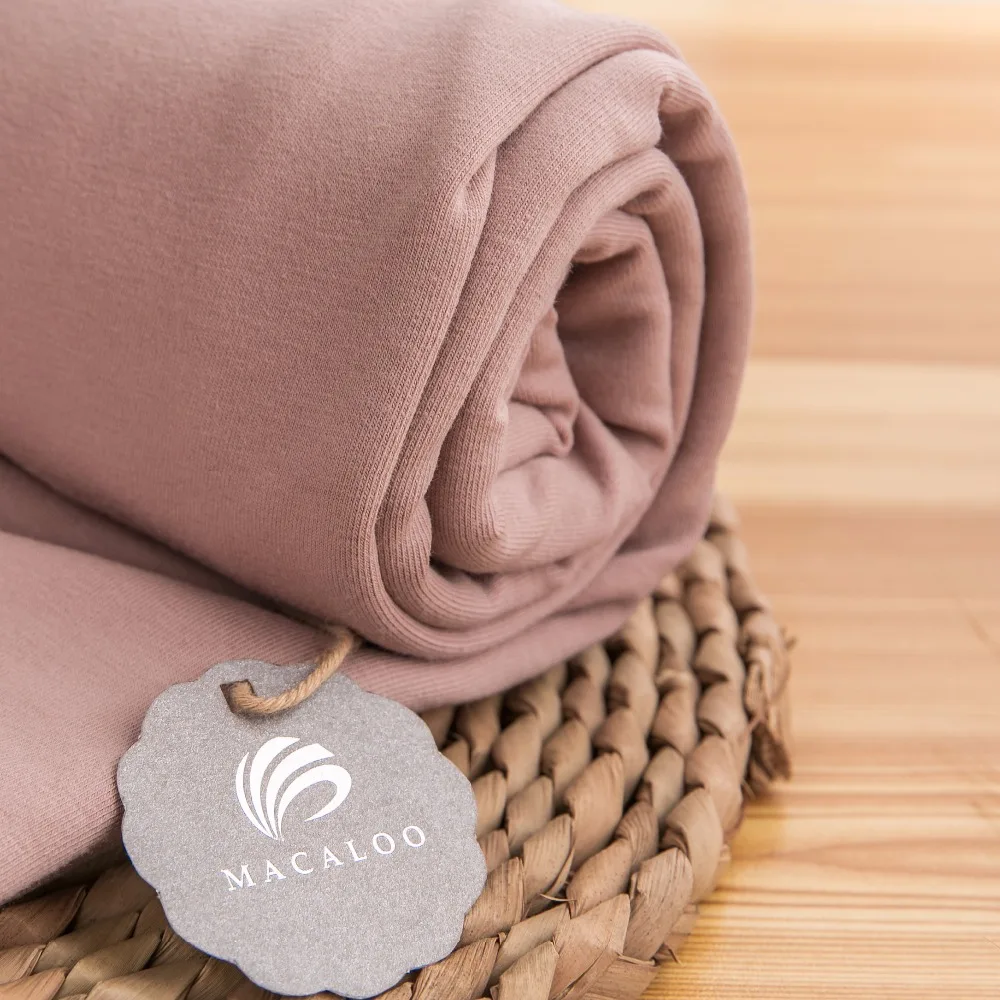 In stock solid knitted single jersey cotton lycra fabric for t shirt