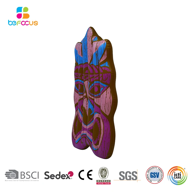 
2021 new design fashion drama face inflatable pool float 