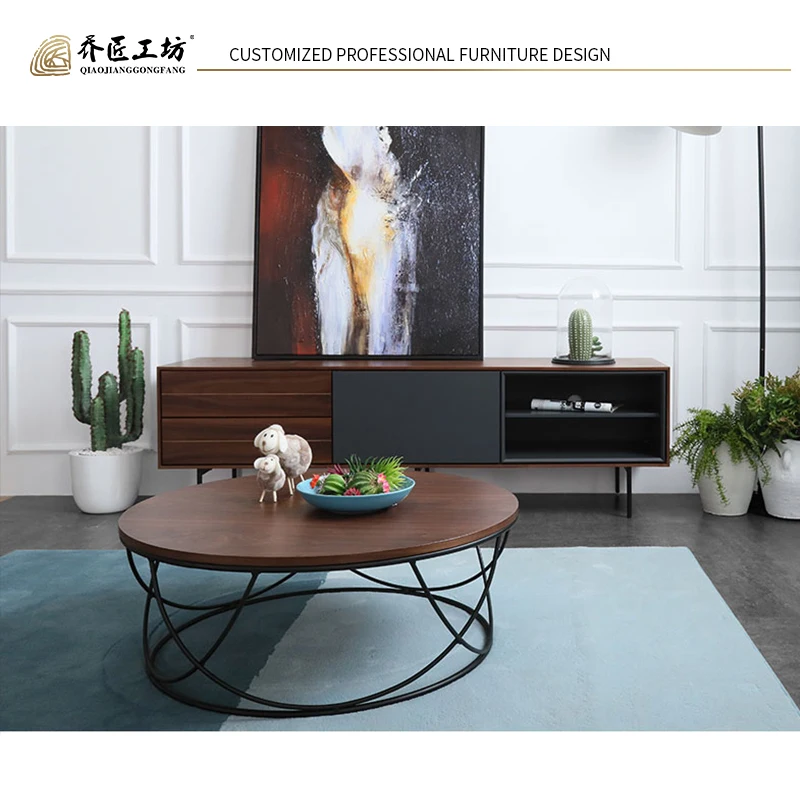 Customized Living Room Wood Tv Cabinet Simple Mdf Tv Cabinet