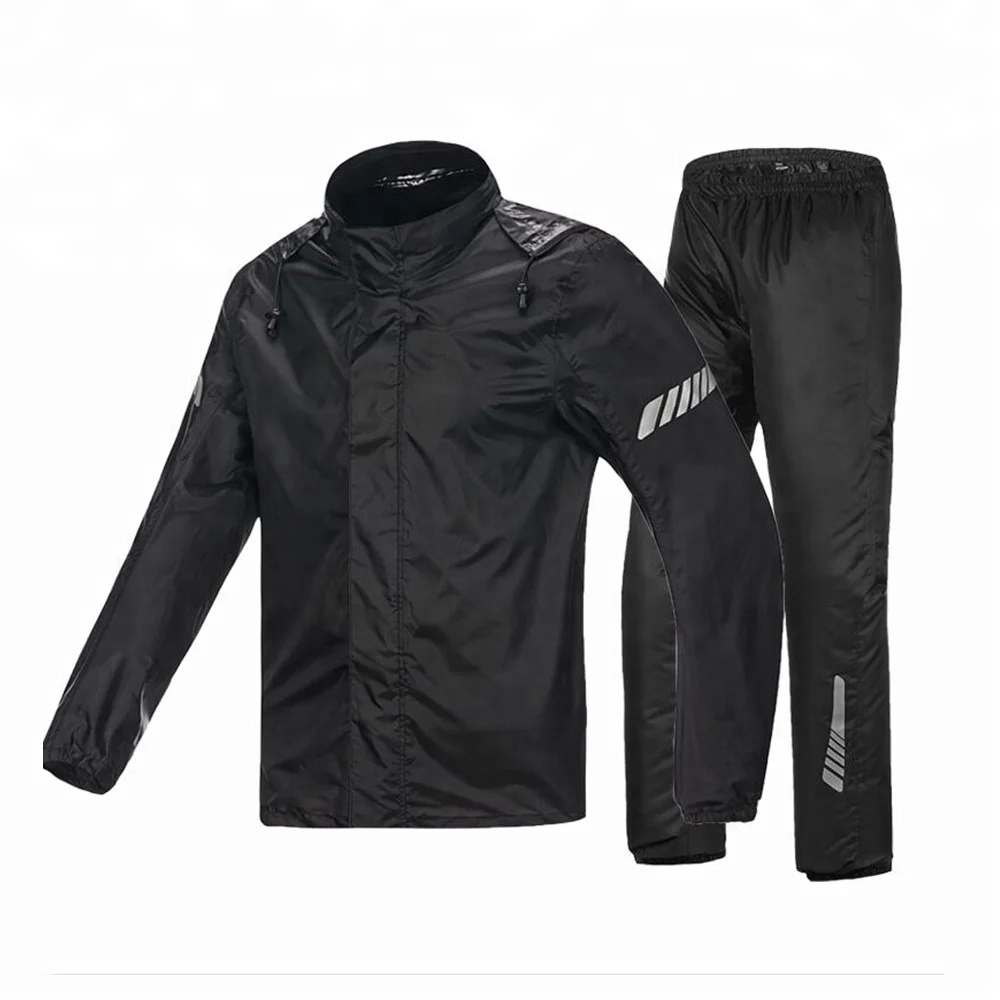 Waterproof Coats Yellow Raincoat Sportswear Cycling Men Rain Jacket and Pant