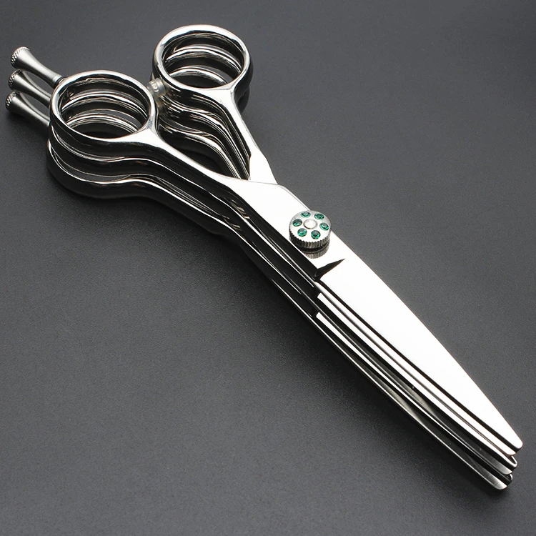 Professional Hairdresser Multi Layer Scissors Tool Triple Hair Scissors
