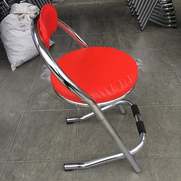 Vintage stainless arcade  bar stool  chair for sale