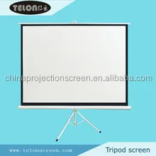 Telon завод легко портативный штатив проектор дисплей с матовой белой