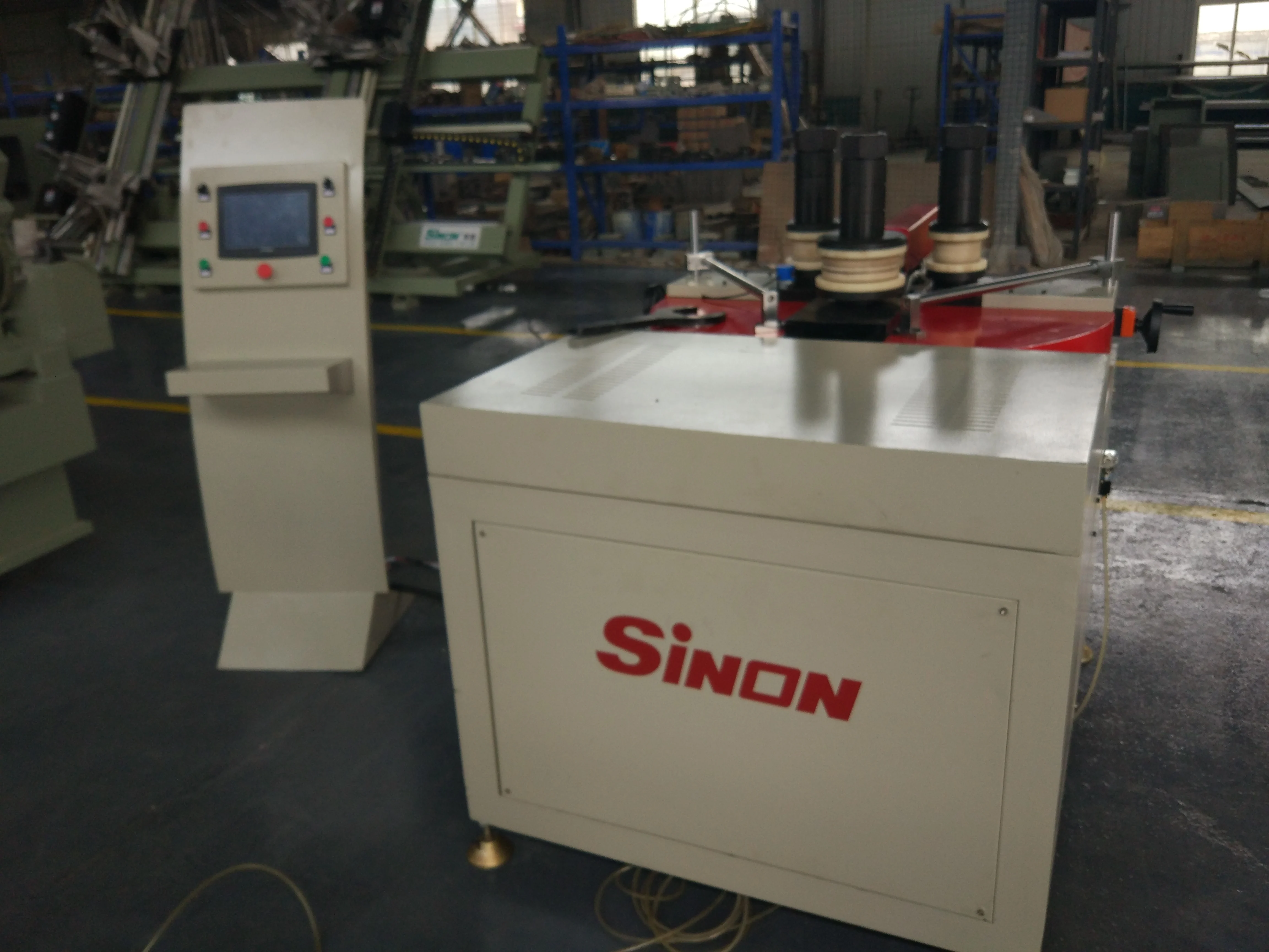 cnc aluminum profile door frame bending machine